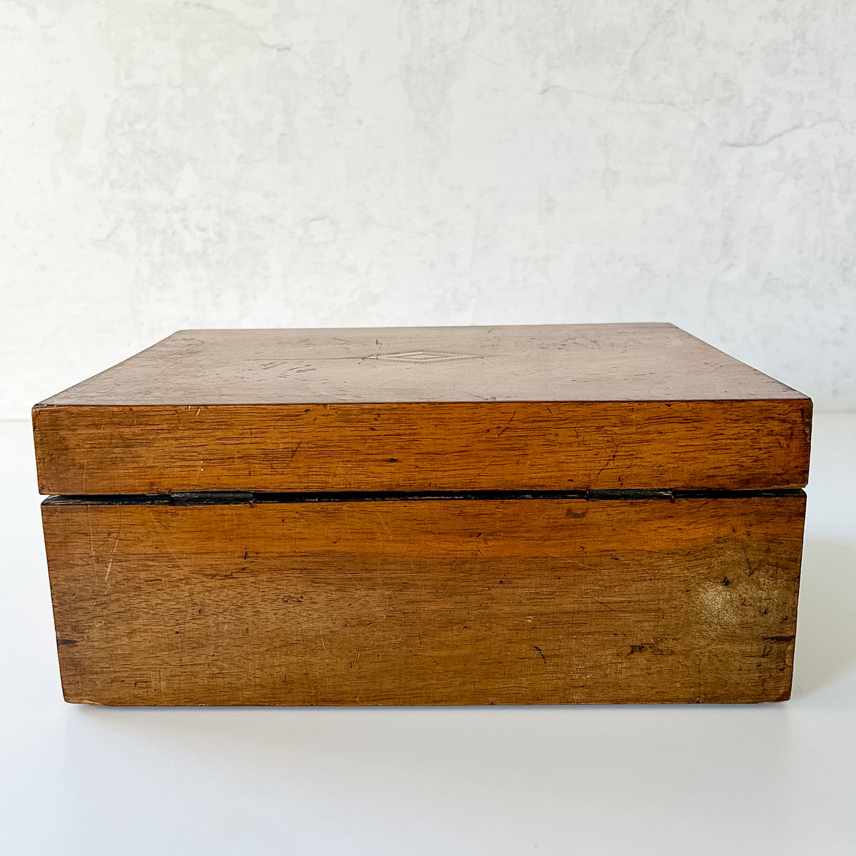 Antique English Regency Inlaid Sewing Box