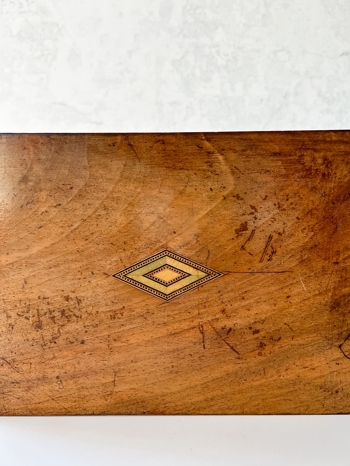 Antique English Regency Inlaid Sewing Box