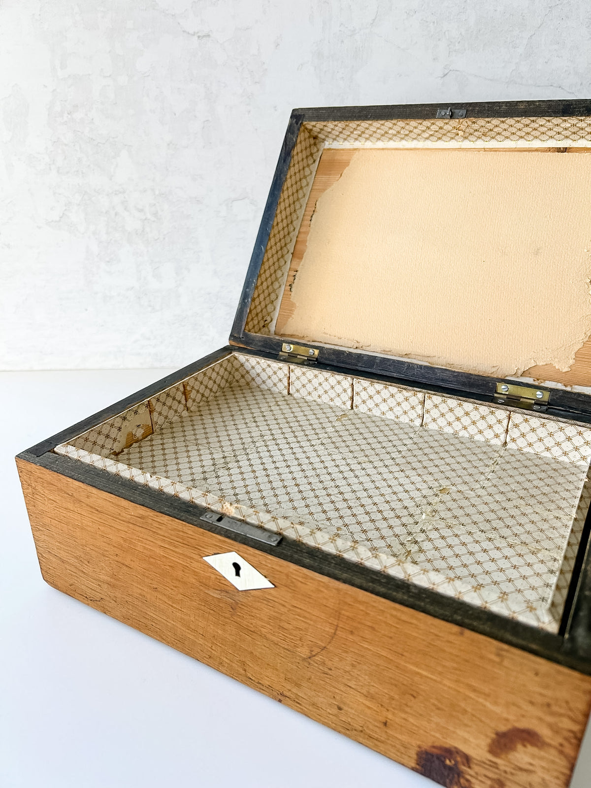Antique English Regency Inlaid Sewing Box