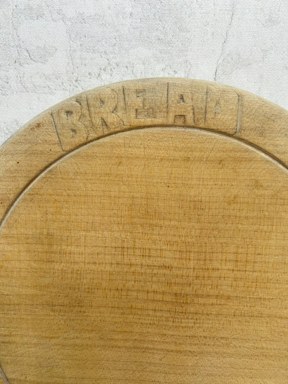 Antique English Carved “Bread” Board
