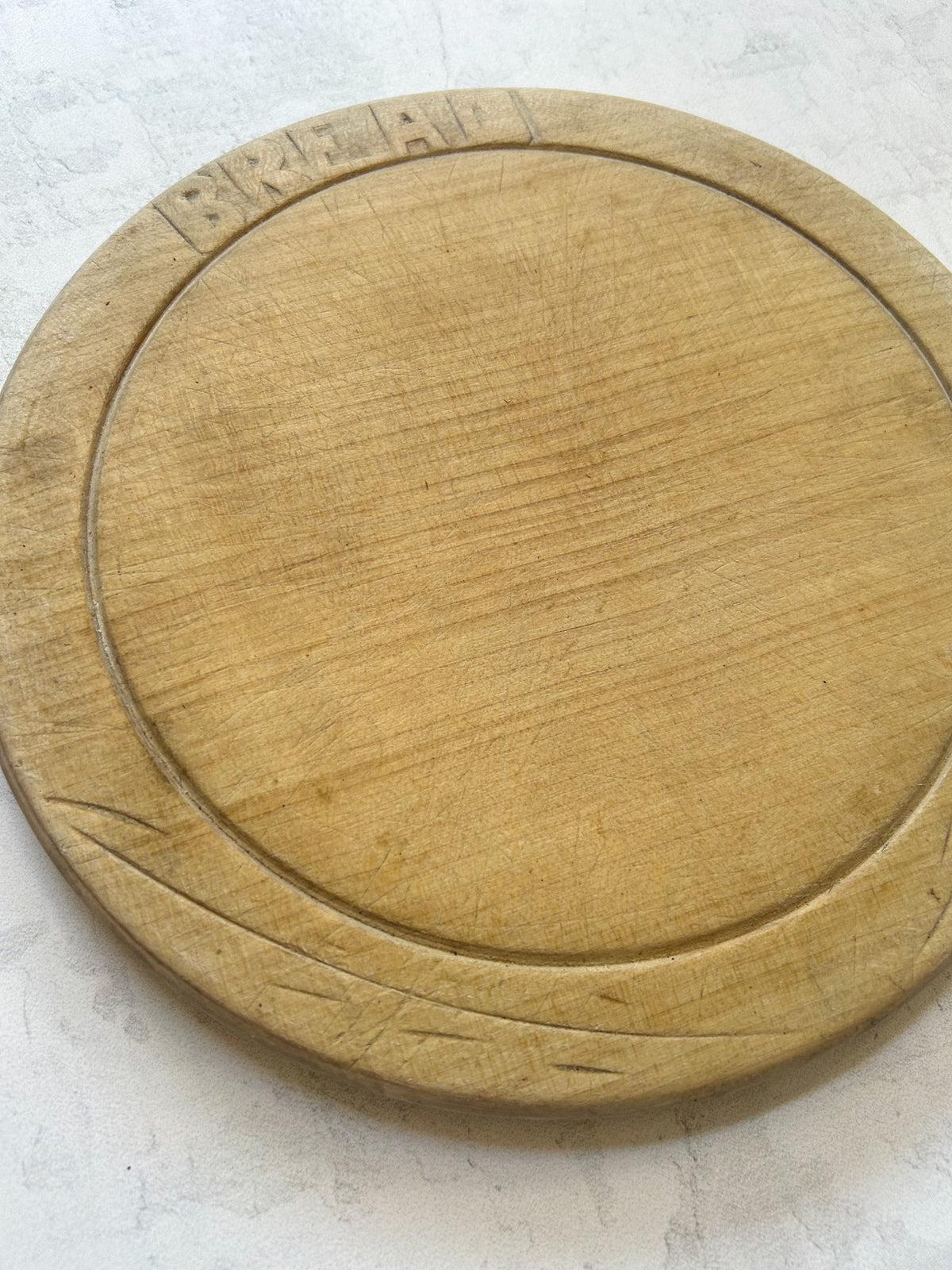 Antique English Carved “Bread” Board