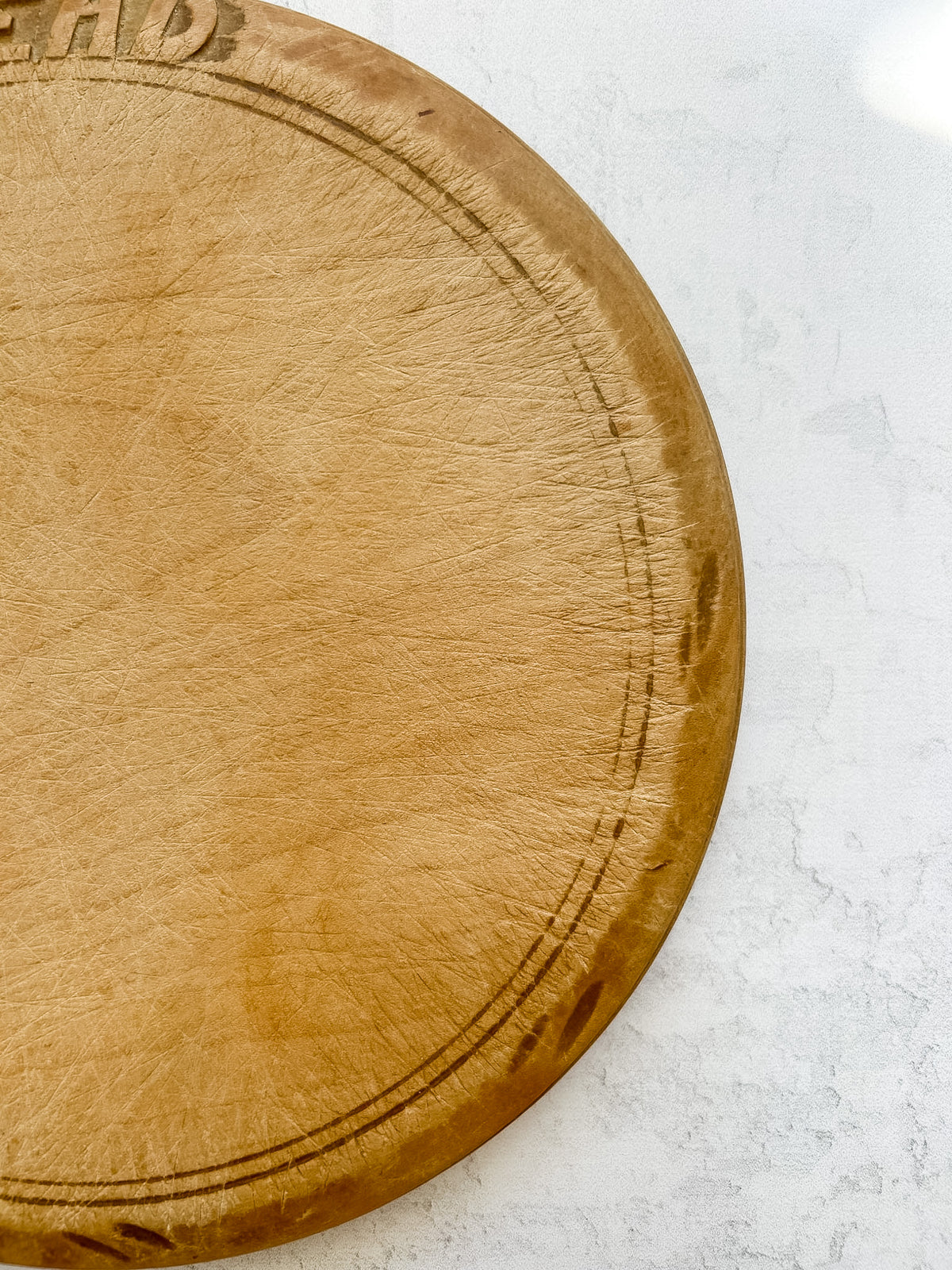 Antique English Carved "Bread" Bread Board
