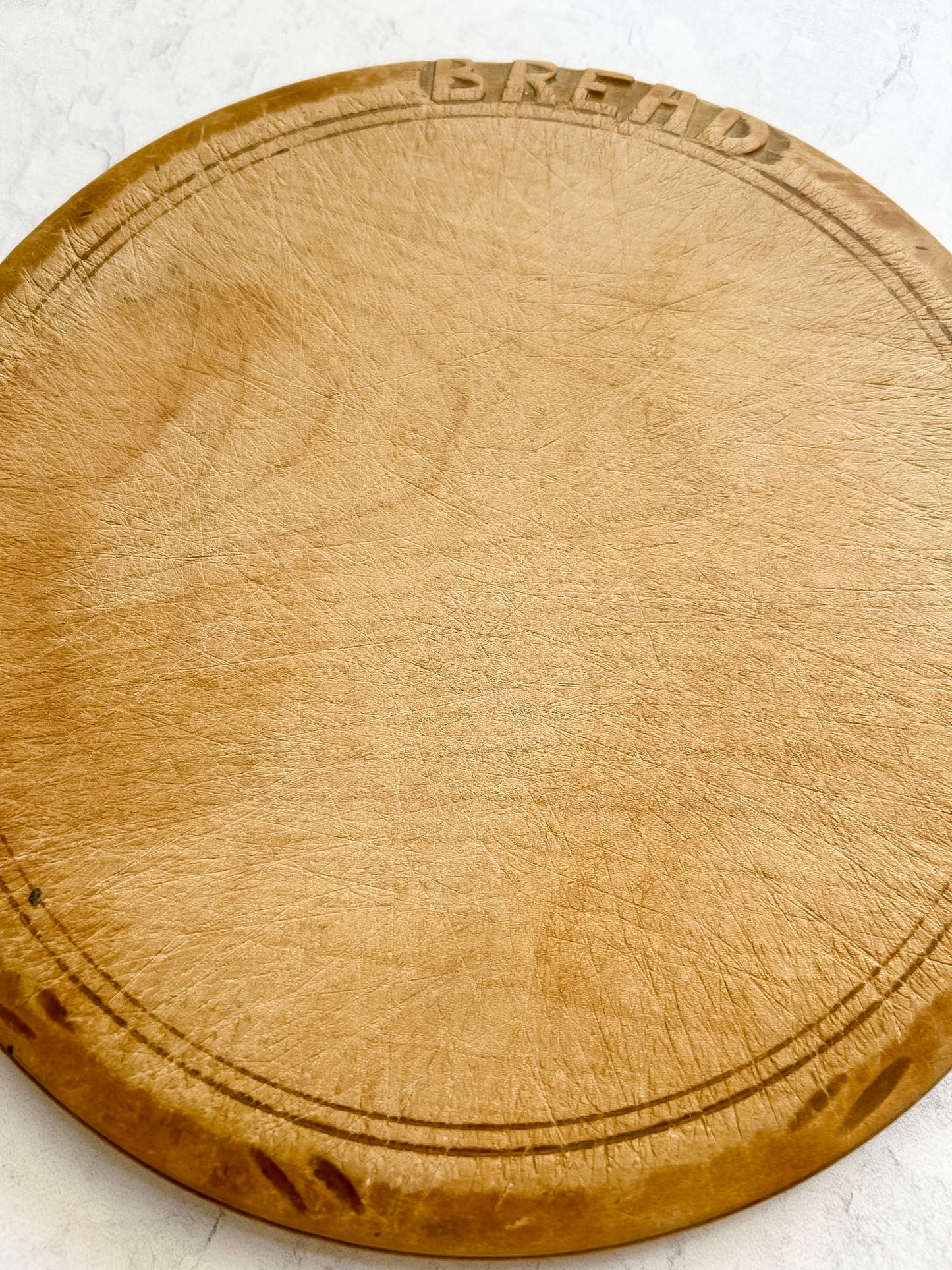 Antique English Carved "Bread" Bread Board