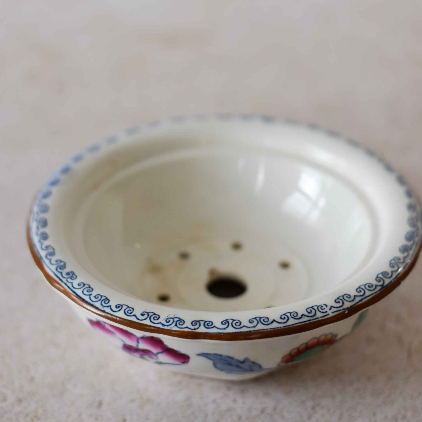 Antique English Staffordshire Pottery Soap Dish c1895