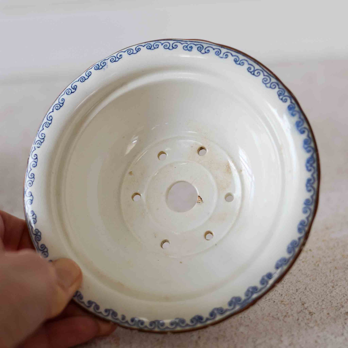 Antique English Staffordshire Pottery Soap Dish c1895