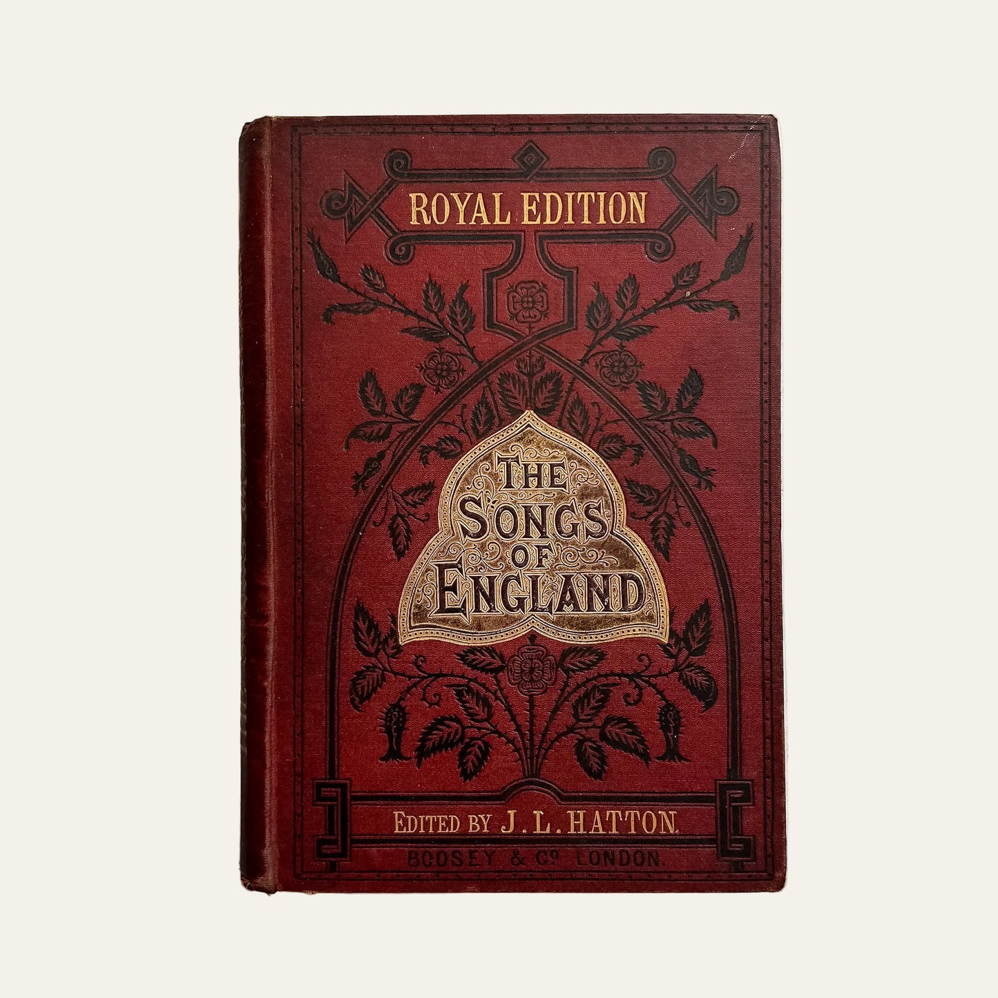 Antique Songs of England Music Book, J.L. Hatton 1878