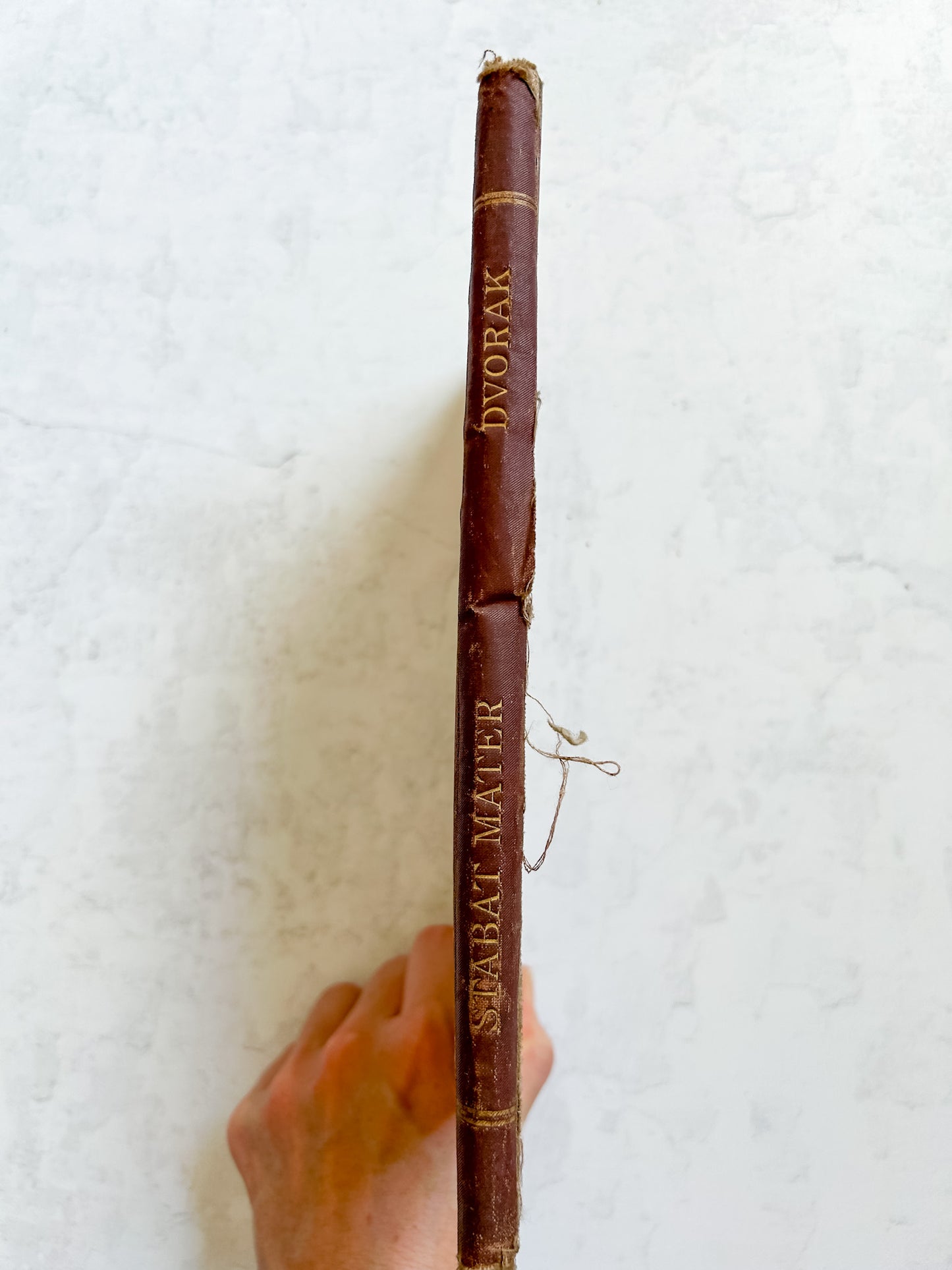 Antique 1884 Dvořák Stabat Mater Music Book, Victorian Music Score
