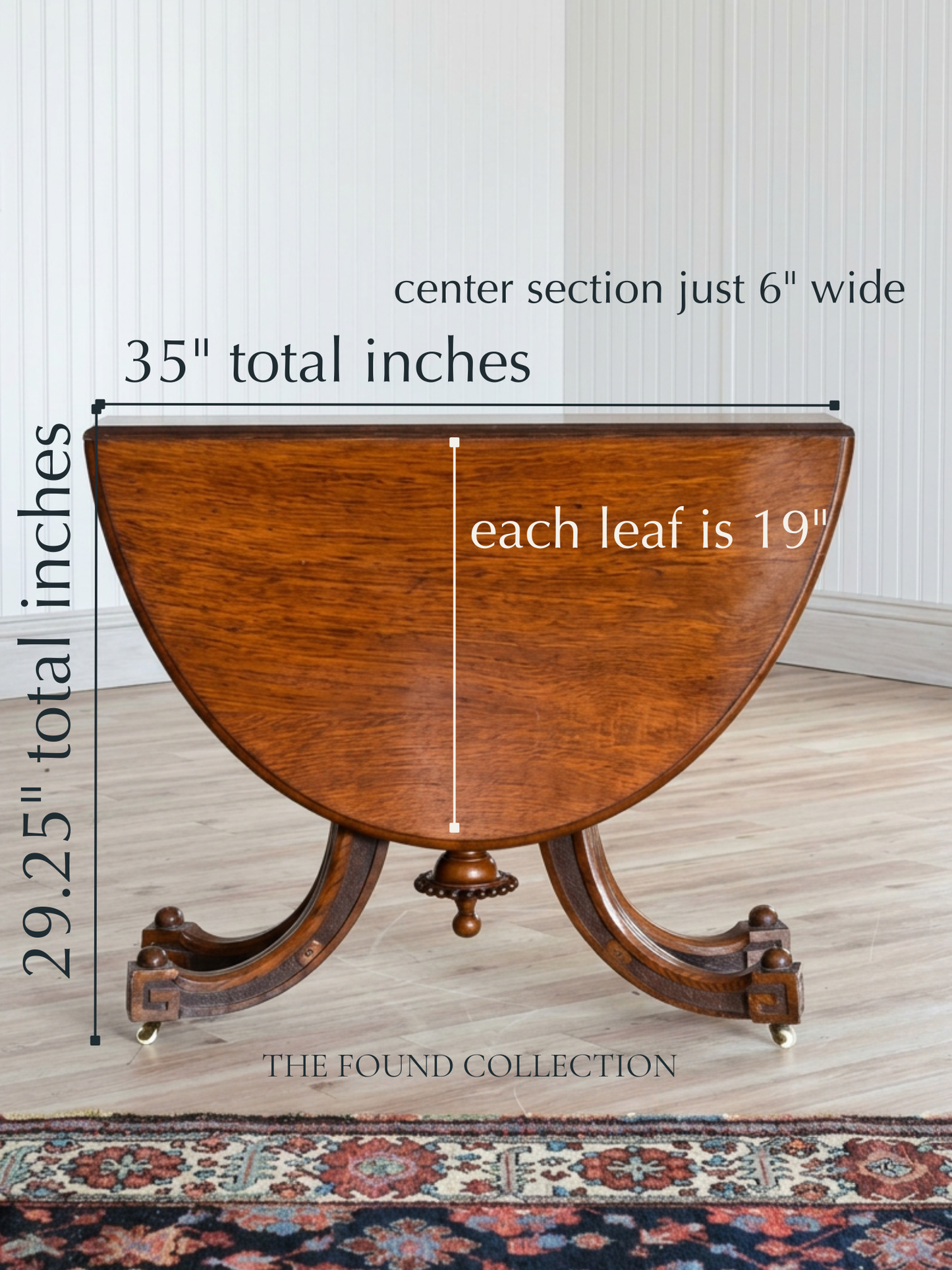 Antique Oak Victorian Sutherland Table