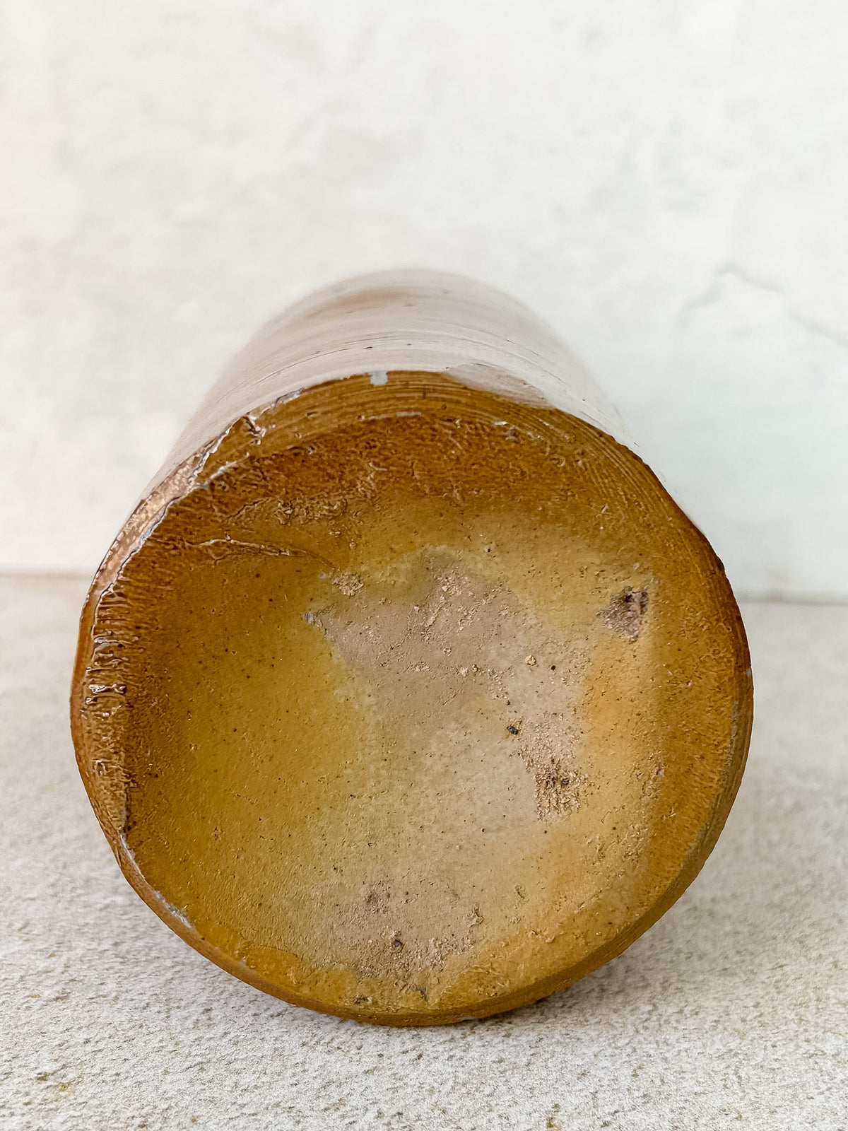 Antique English Brown Stoneware Master Ink Bottle, c.1900