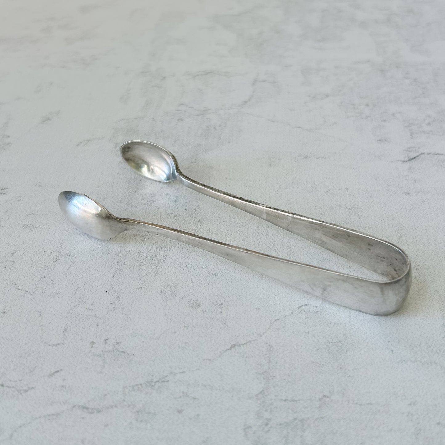 Vintage English Silver-Plated Sugar Tongs