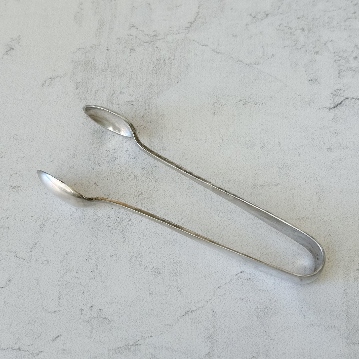 Vintage English Silver-Plated Sugar Tongs