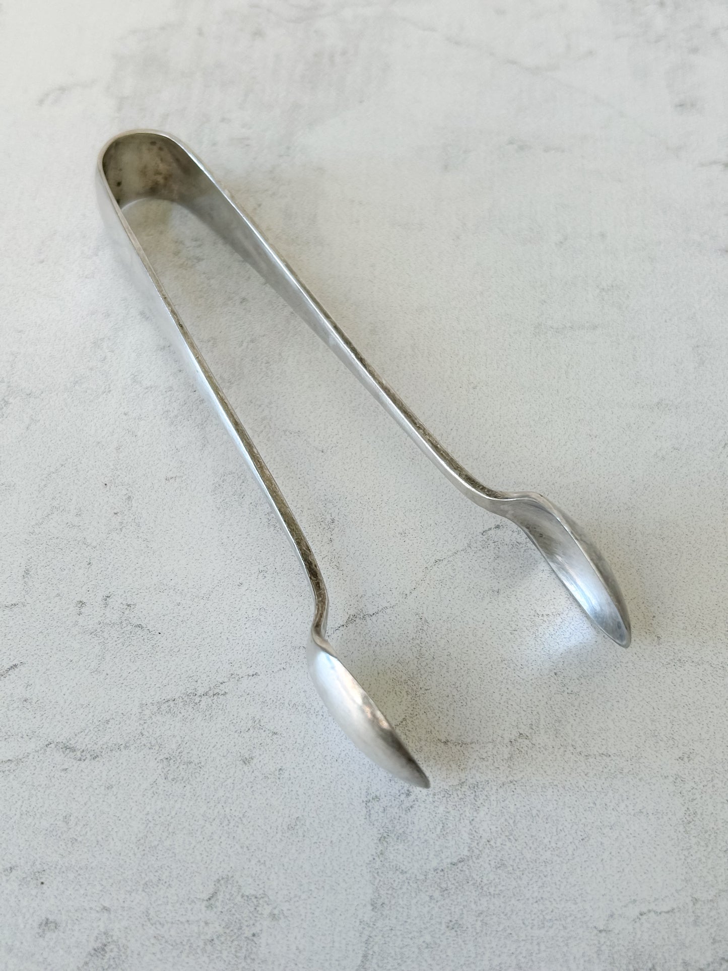 Vintage English Silver-Plated Sugar Tongs