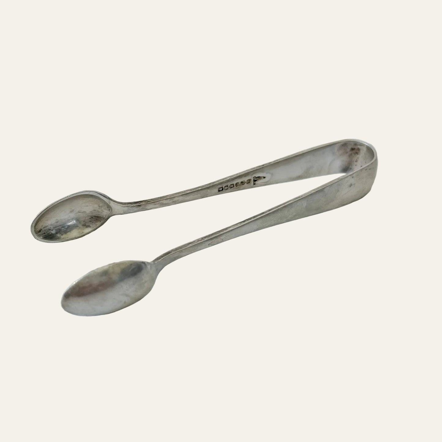 Vintage English Silver-Plated Sugar Tongs