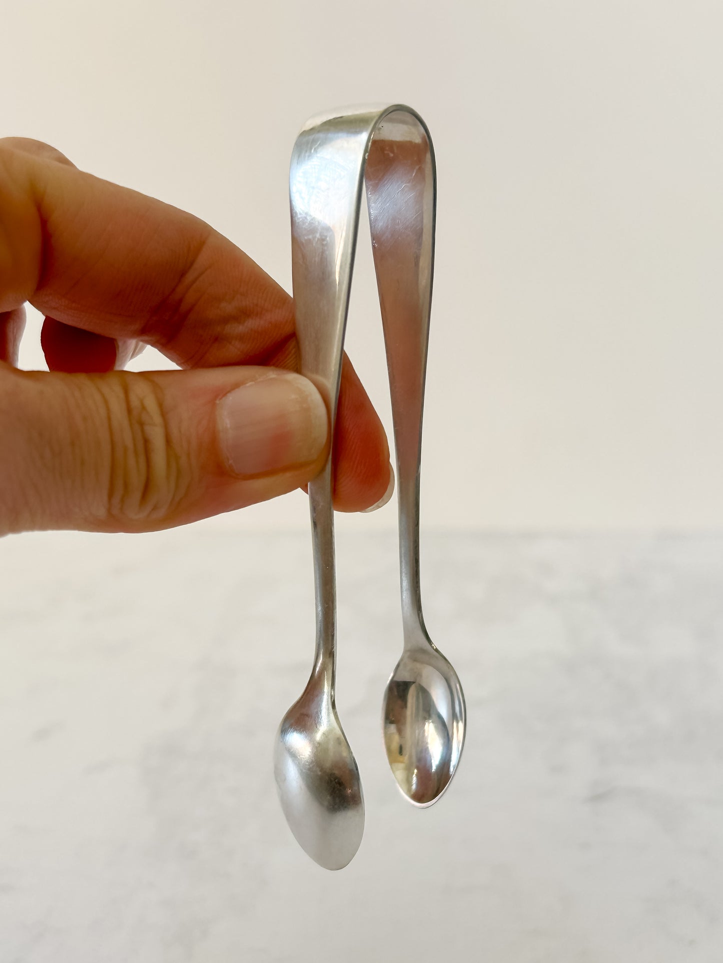 Vintage English Silver-Plated Sugar Tongs