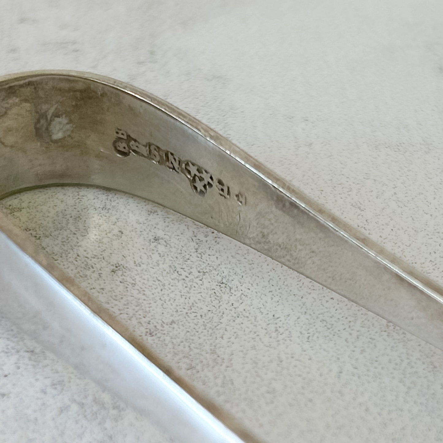 Vintage Barker Ellis English Silver-Plated Sugar Tongs