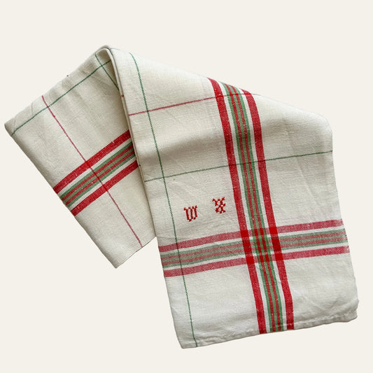 Vintage French Linen Torchon