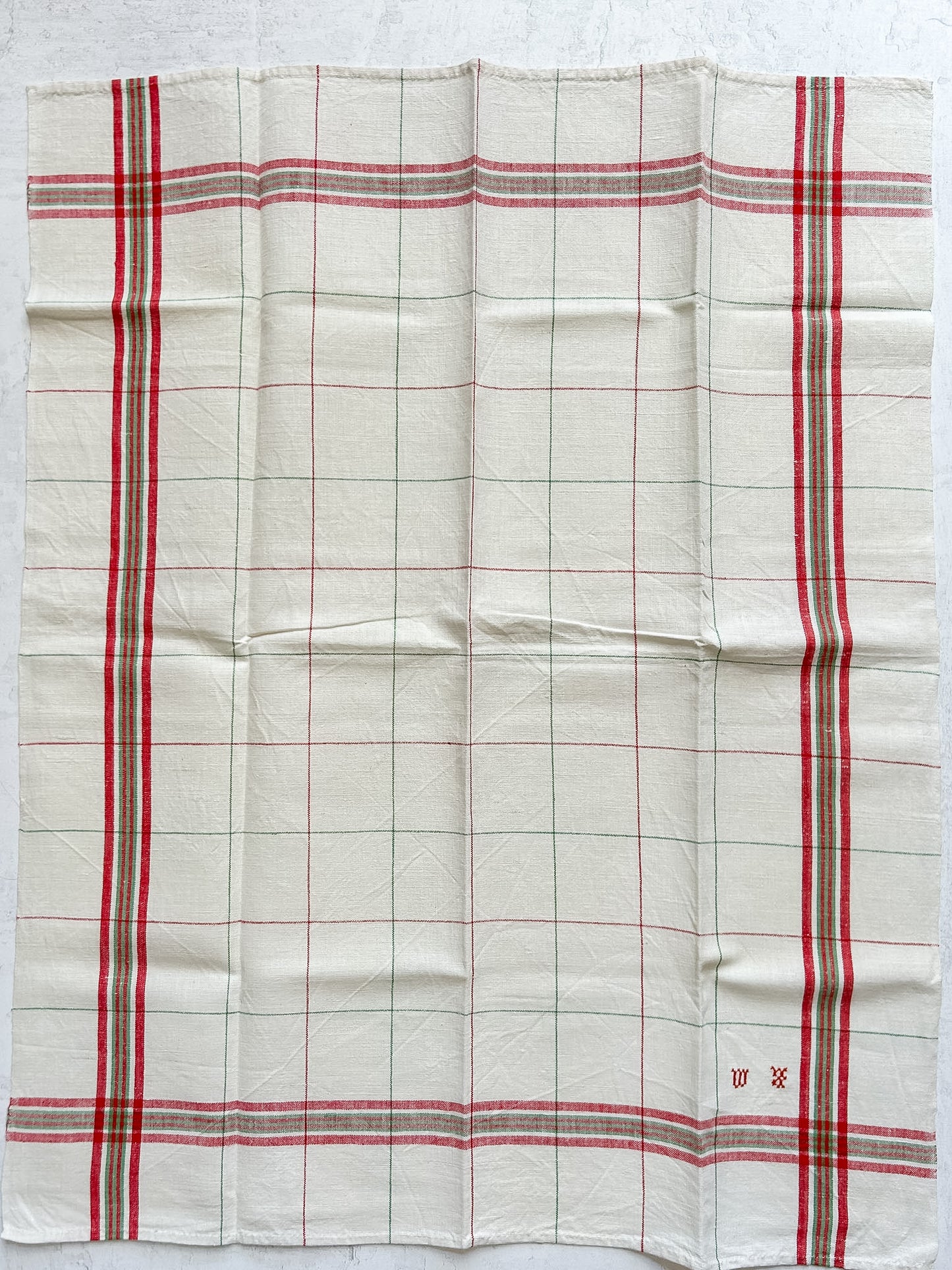 Vintage French Linen Torchon