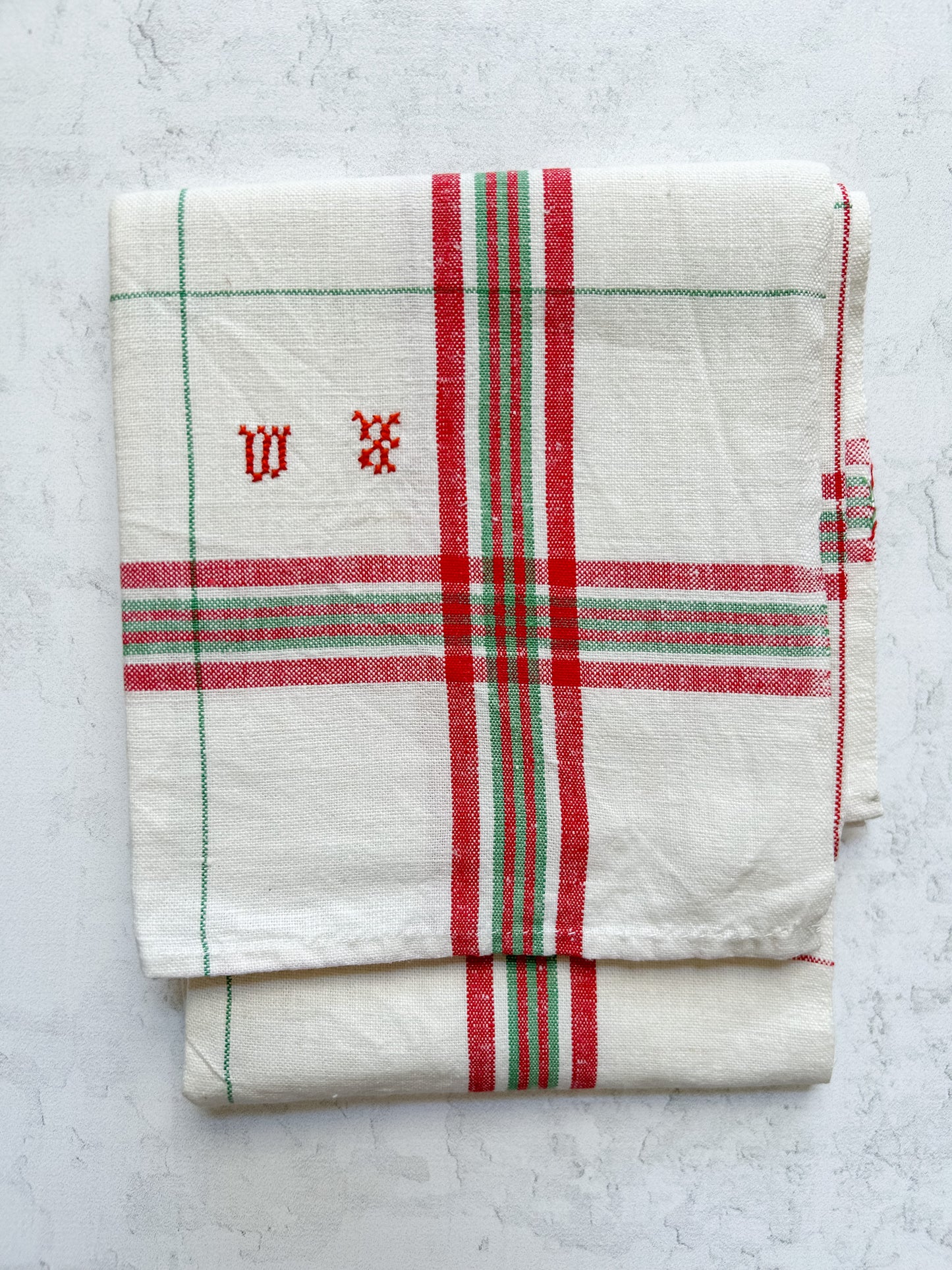 Vintage French Linen Torchon