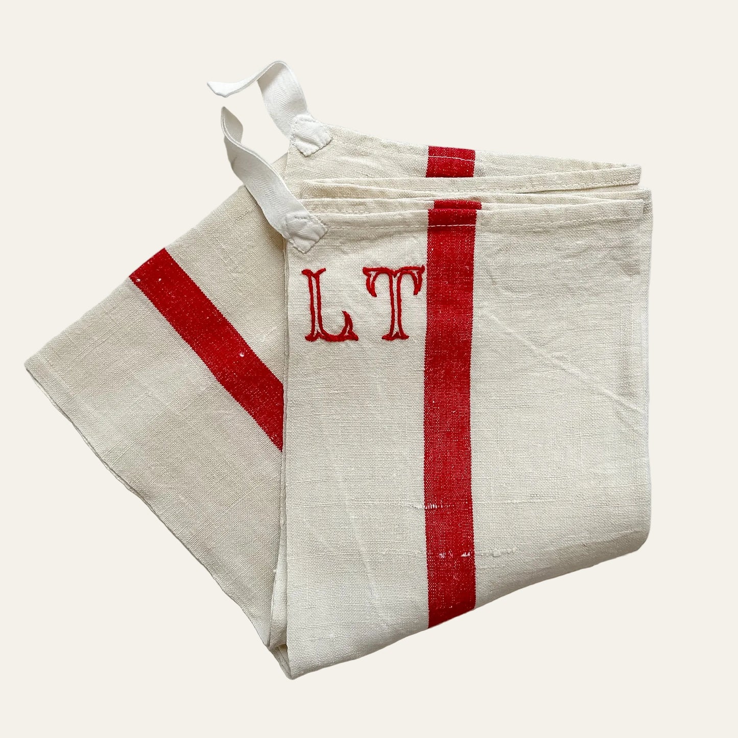 Vintage French Linen Torchon