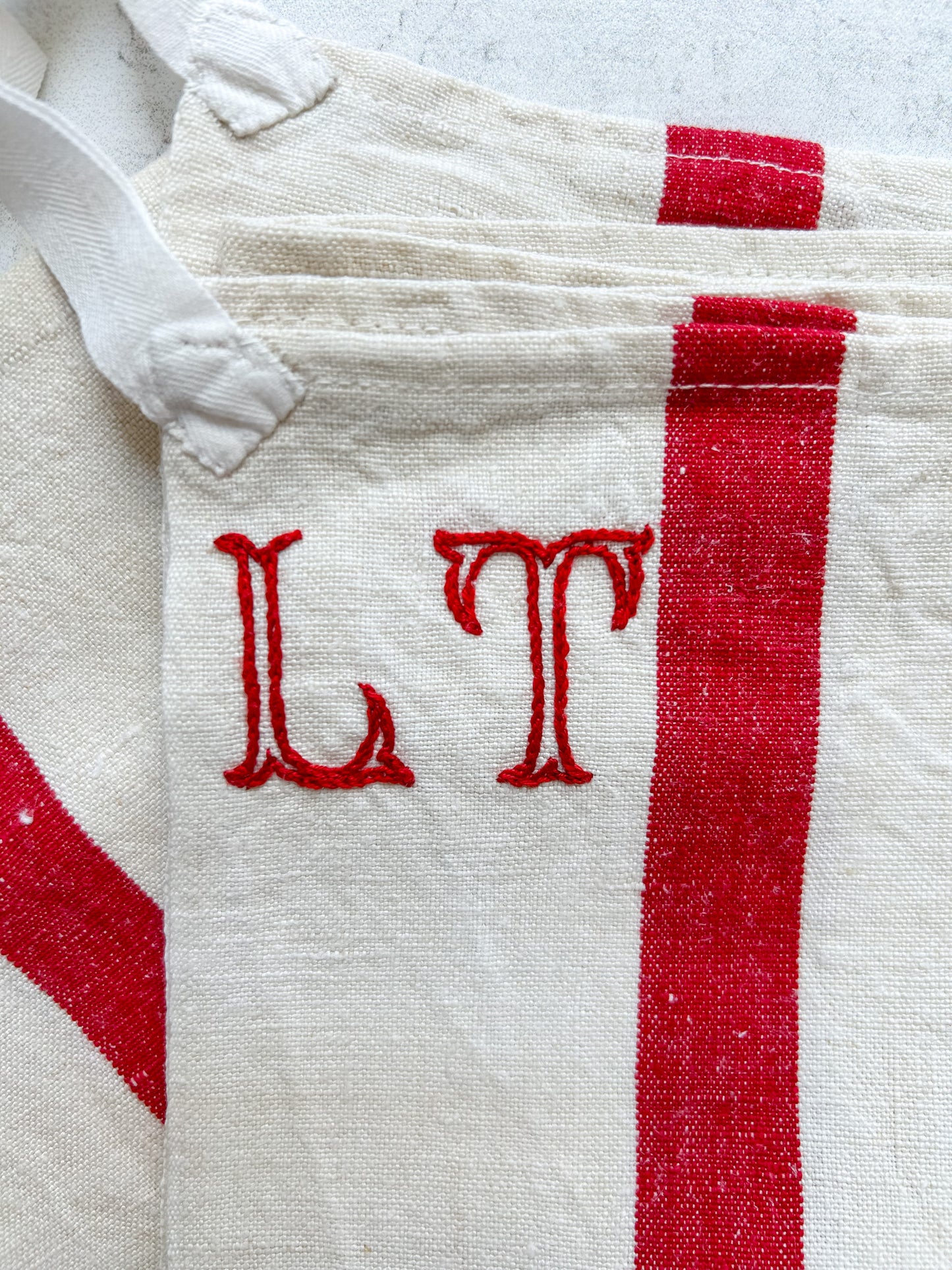 Vintage French Linen Torchon