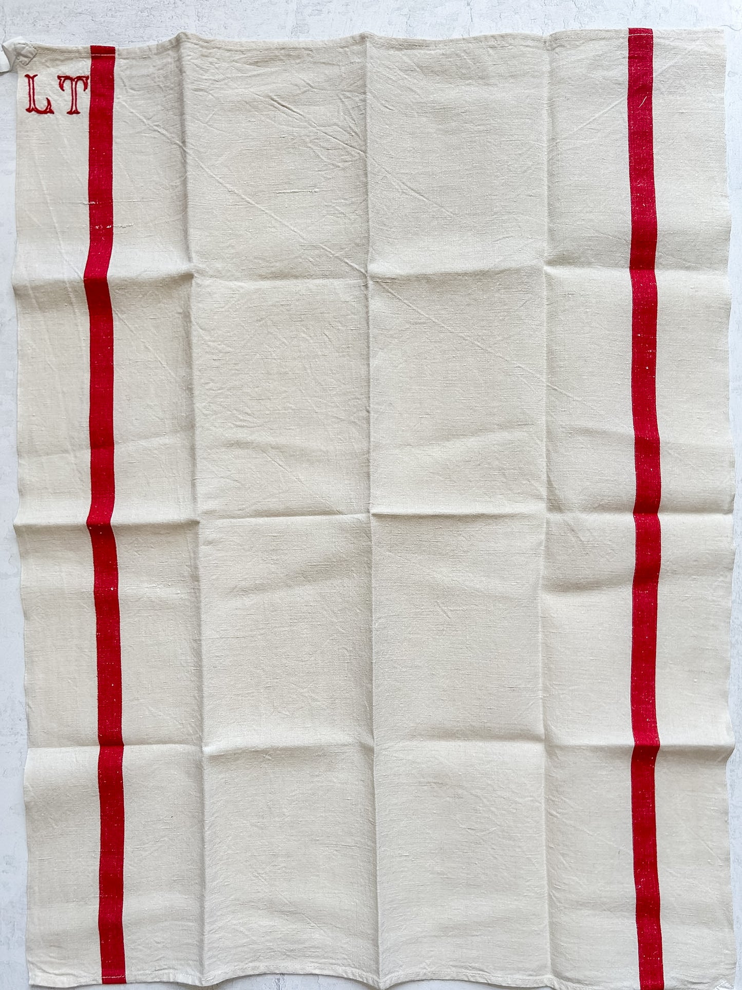 Vintage French Linen Torchon