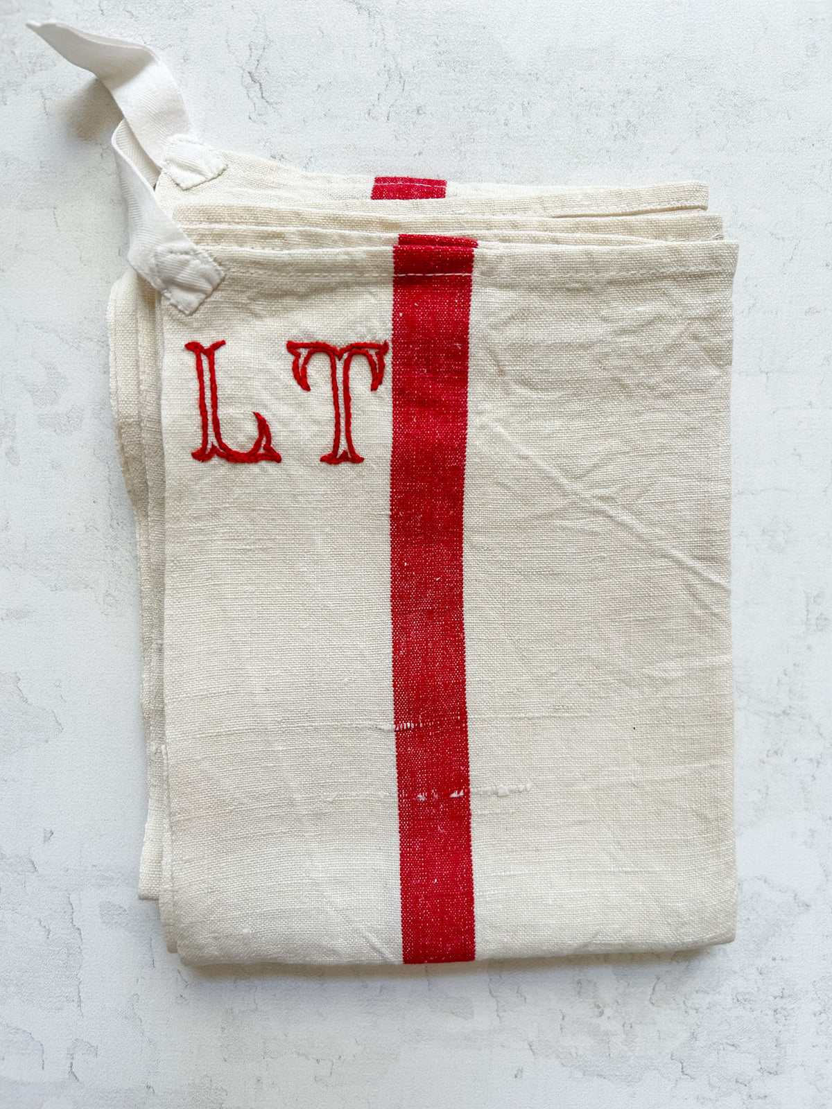Vintage French Linen Torchon