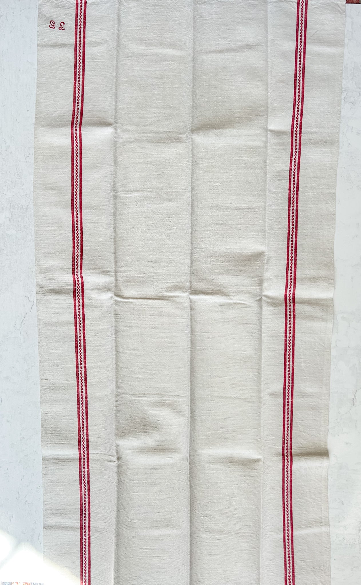 Vintage French Linen Torchon