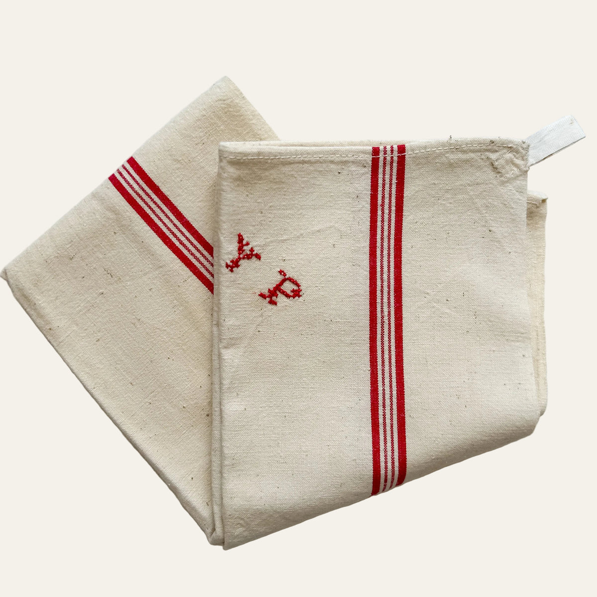Vintage French Linen Torchon