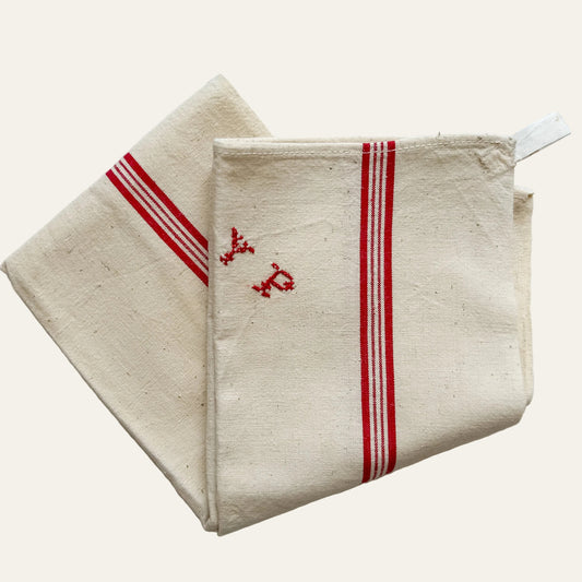 Vintage French Linen Torchon