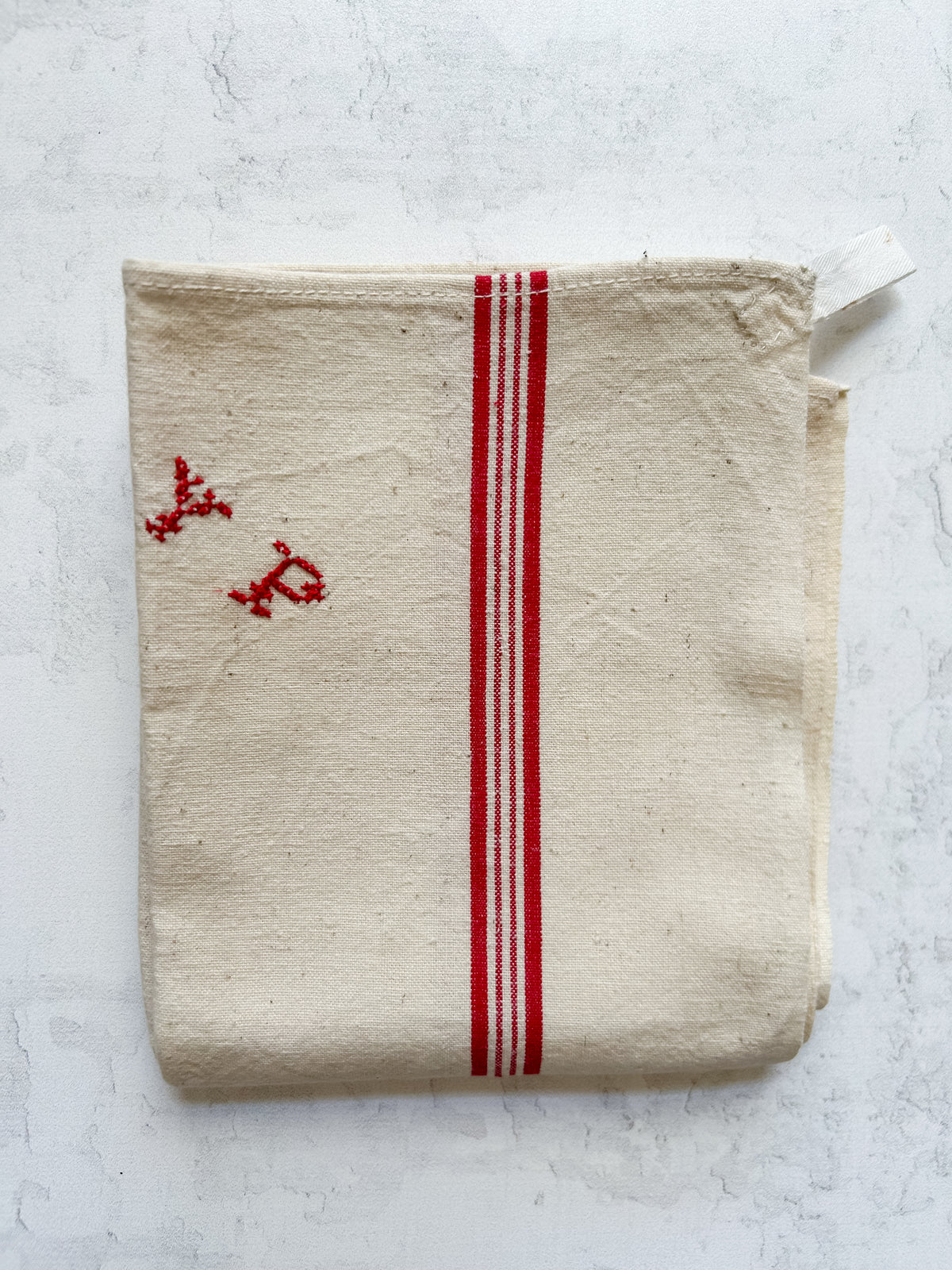Vintage French Linen Torchon