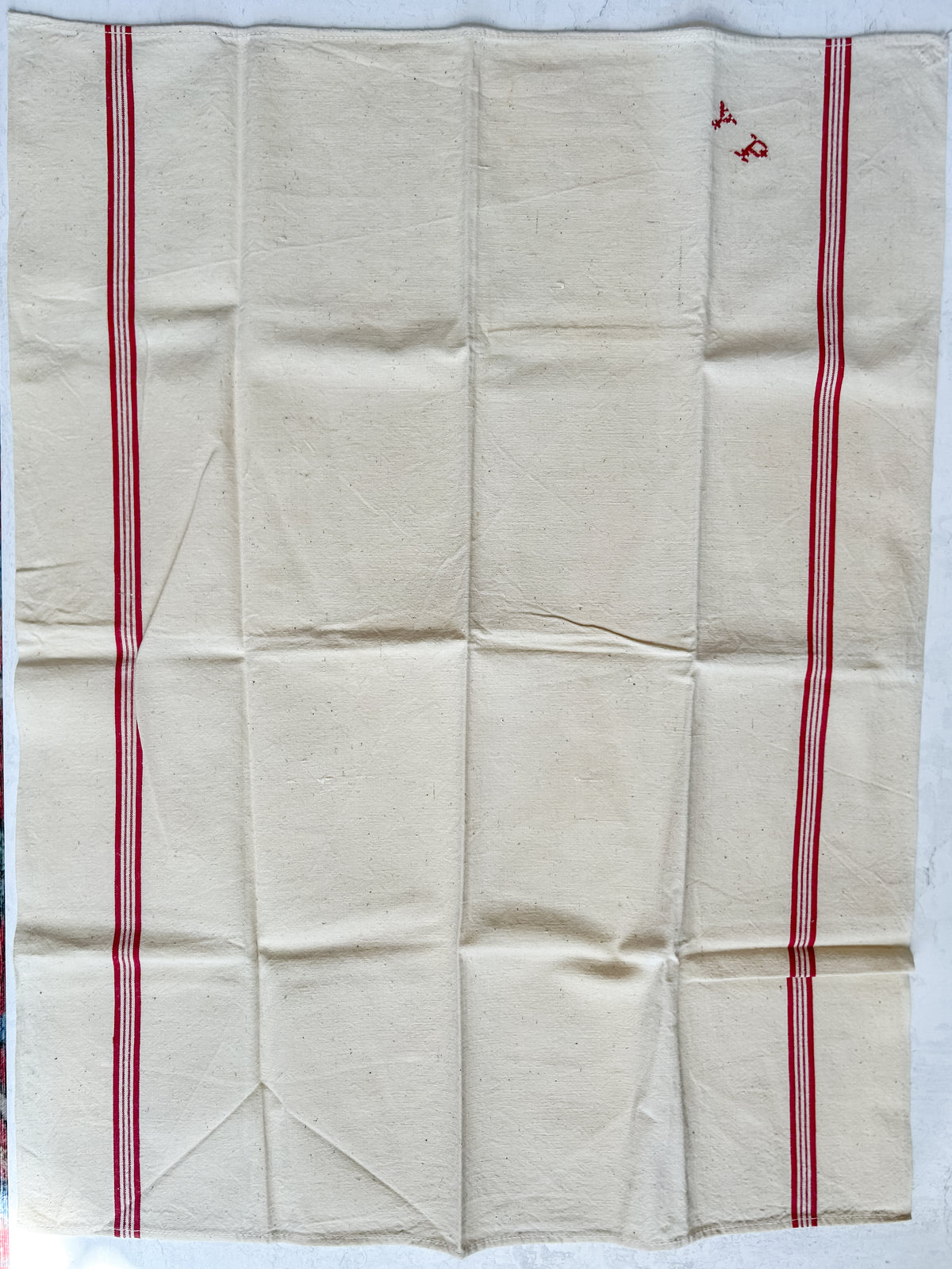Vintage French Linen Torchon