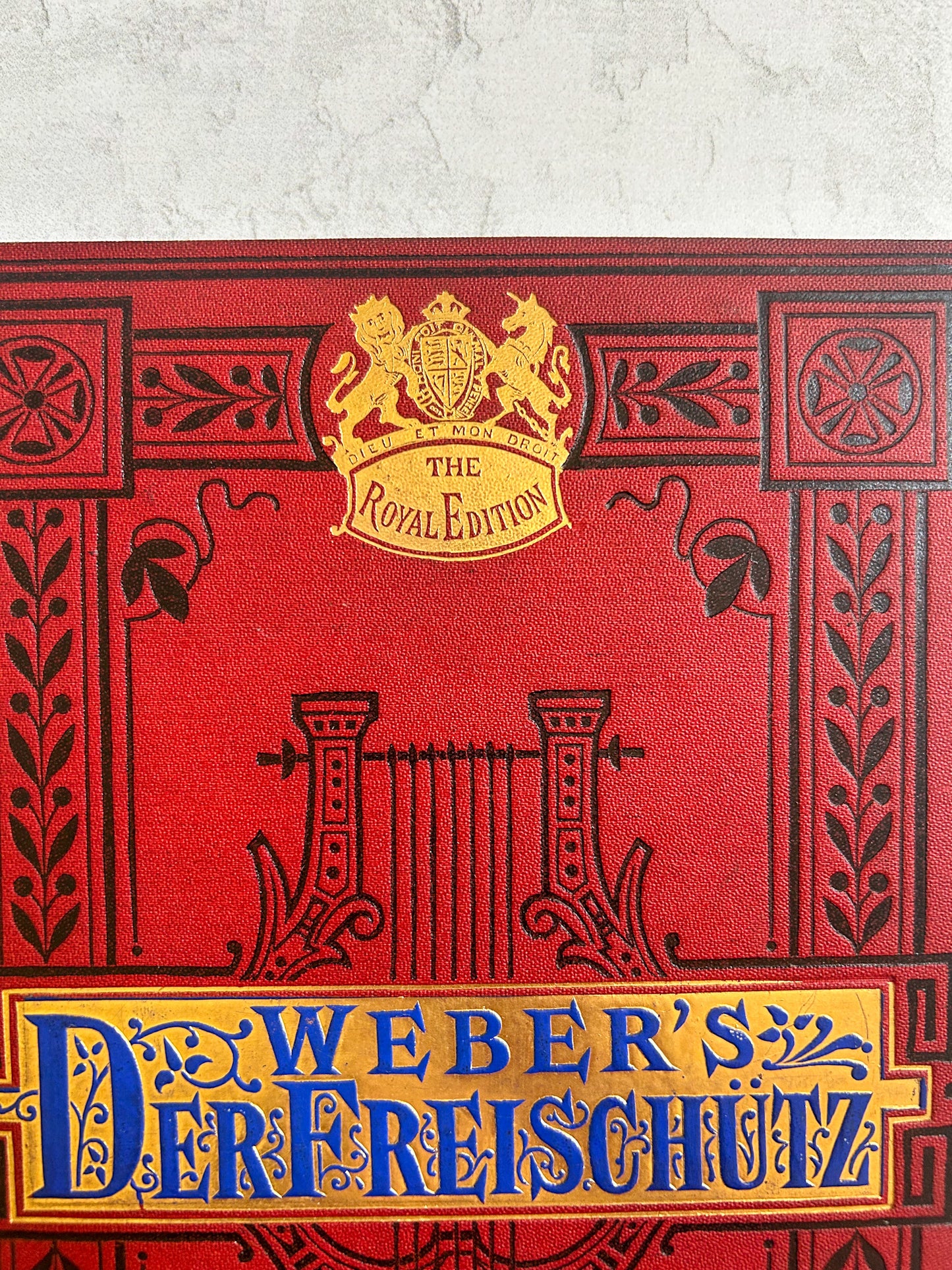 Antique Weber's Der Freischütz Music Folio, Royal Edition c.1890